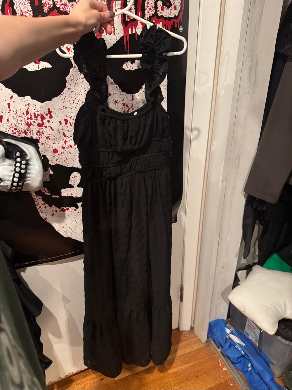 black maxi stress